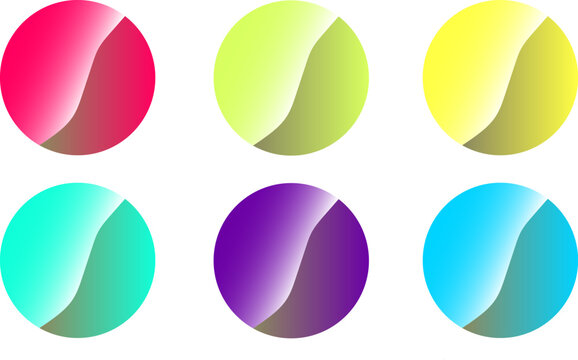 Paper stickers irregular colorful vibrant vector design white background