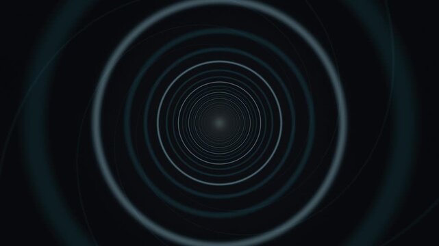 Circular motion with light effects in a dark background