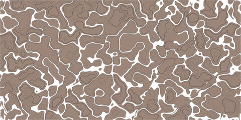 Brown and white abstract camouflage pattern design element for backgrounds and textures © MD.HUZZATULLAHISLAM