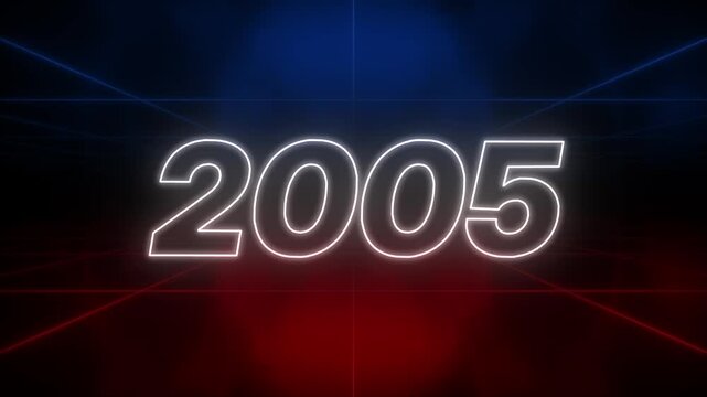 2005 Text Retro Style