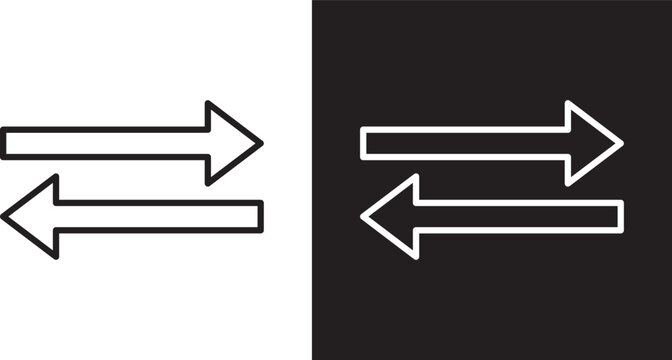 Transfer arrows icon