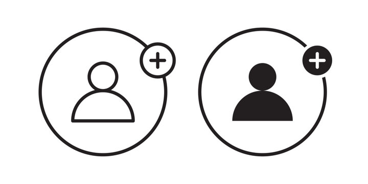 Add a new user icon