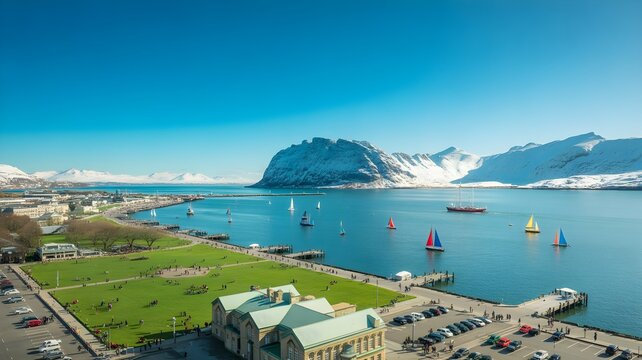 Scenic lofoten islands norway perfect civic holiday destination for outdoor adventures