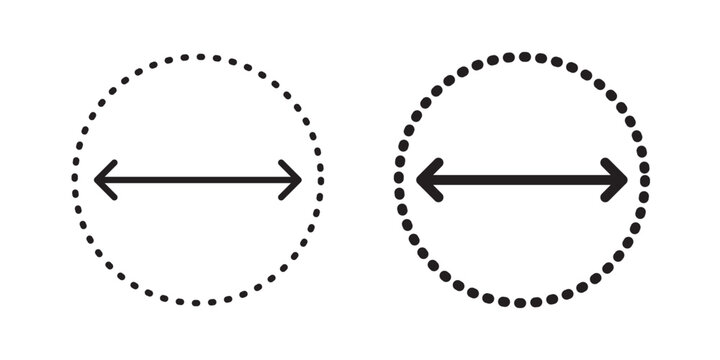 Diameter icon