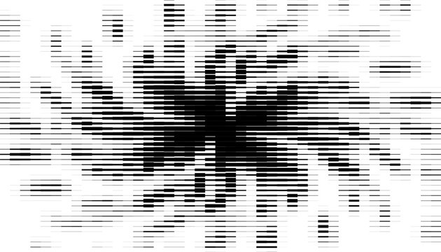 Black and white abstract glitch pattern with spin effect for sporty and modern background element. Editable graphic resource. Vector Format Illustration. EPS10 