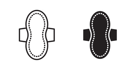 Feminine hygiene pad icon © Latest