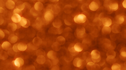 Fototapeta premium Golden brown orange yellow bokeh background. New Year, Christmas and all celebration background concept.