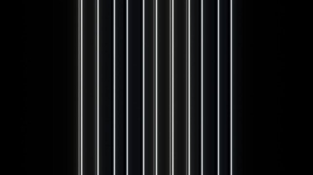 Vertical lines create patterns in dark background