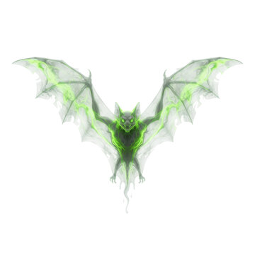 Ethereal Creature with Glowing Green Energy