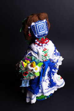 happy easter and motanka doll