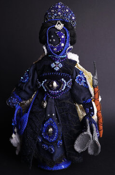 happy easter and motanka doll