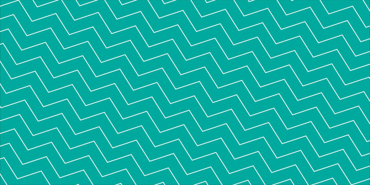Green, white and grey chevron pattern background vector illustration. Simple zig zag tribal abstract pastel colored background.