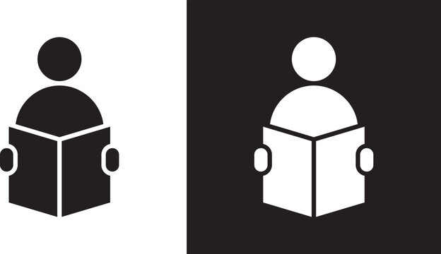 Reading book icon