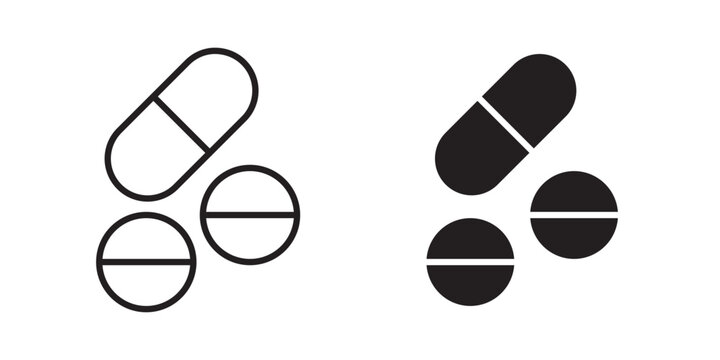 Medicine pills icon
