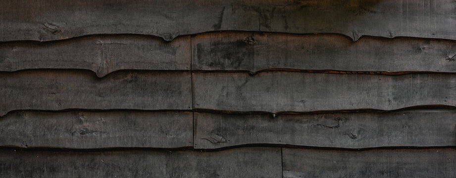 Dark Gray Unedged Pine Board Texture