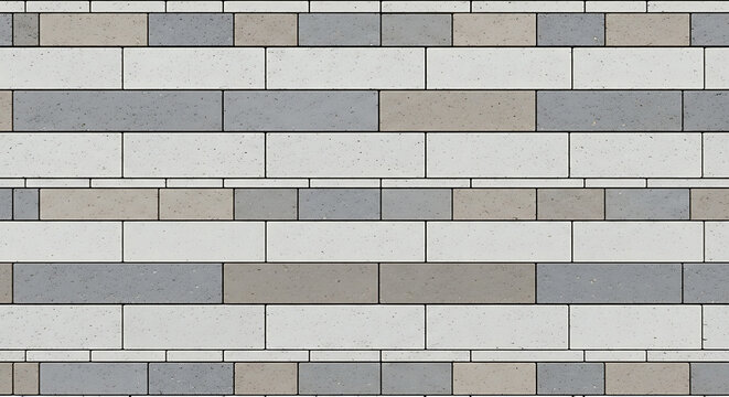 Seamless brick wall texture pattern for modern architectural and urban background design