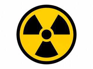 Yellow and Black Radioactive Trefoil Hazard Sign Vector Illustration © Gina