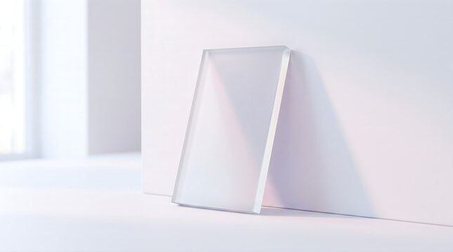 A white object sitting on top of a table
