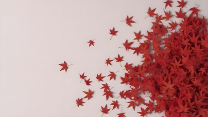 Red maple leaves for civic holiday a canadian august long weekend concept