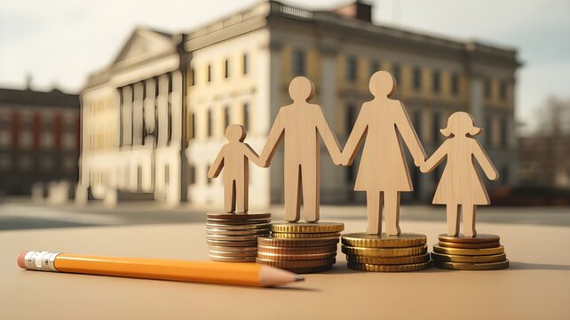 Civic holiday family financial planning security with savings and future goals