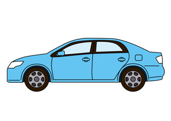 Fototapeta premium 乗り物, 自動車, 車, 乗用車, マイカー, レンタカー, 運転, 普通自動車, 自家用車, 普通車, ブルー, 水色, 中古車, 新車, 自動車教習所, 自動車税, ハイブリッドカー, 自動車学校, 電気自動車, エコカー, 車検, 安全運転, タイヤ, ドライブ, ヘッドライト, ファミリーカー, クルマ, カー, 窓, 青, 旅行, 移動手段, シンプル, レジャー, 交通, おもちゃ, 