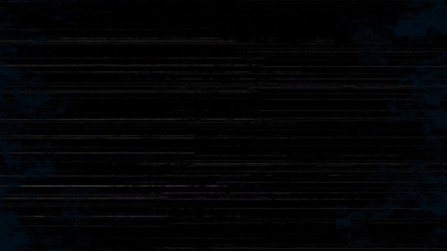 Abstract dark screen texture with VHS glitch effects, digital noise, static distortion, and chromatic aberration lines. Perfect for retro overlays, sci-fi projects, horror themes, and techno backgroun