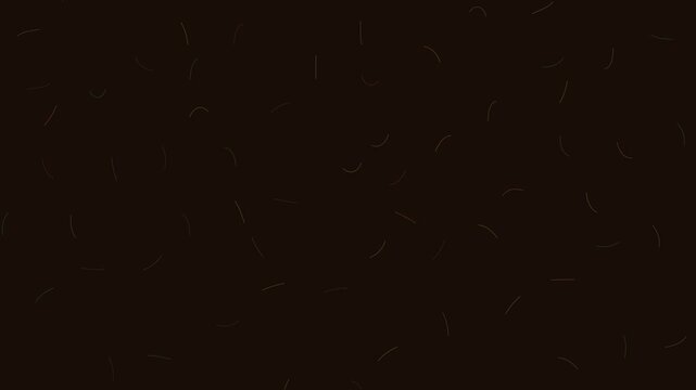 Minimalist dark pattern featuring delicate thin curved lines scattered across a rich solid espresso brown surface
