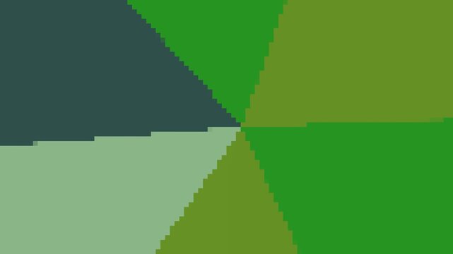 Geometric triangular shapes in shades of forest green and olive arranged in a repeating pattern