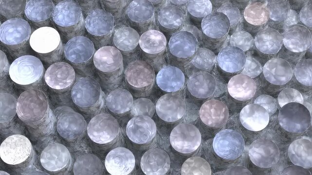 Bubbles shifting gently on textured surface