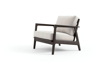 Fototapeta premium 3d rendering of an Isolated modern lounge armchair 