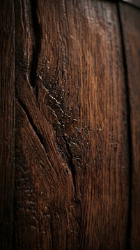 Macro oak barrel texture with rich brewery character and depth