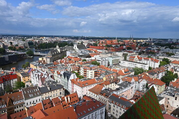 Wrocław, centrum miasta, panorama, Dolny Śląsk, Polska, Europa  © Albin Marciniak