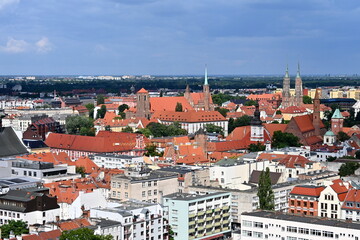 Wrocław, centrum miasta, panorama, Dolny Śląsk, Polska, Europa  © Albin Marciniak