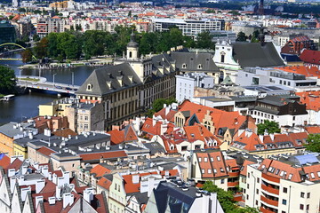 Wrocław, centrum miasta, panorama, Dolny Śląsk, Polska, Europa  © Albin Marciniak
