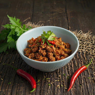 Featuring bold flavors and the aromatic scent of *Khua Kling* paste&mdash;a spicy Southern Thai curry paste.