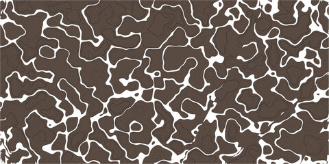 Brown and white abstract camouflage pattern design element © MD.HUZZATULLAHISLAM