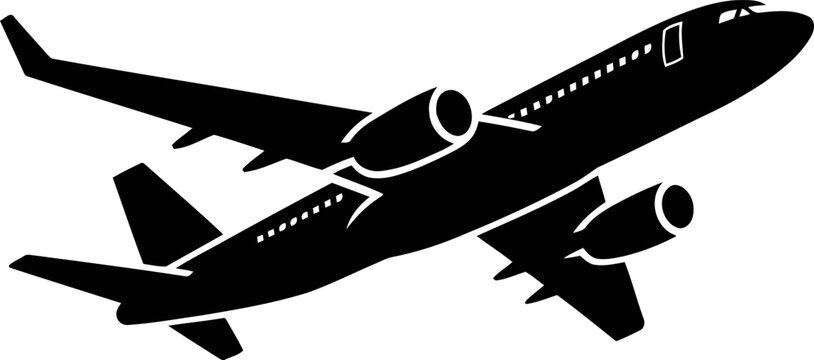 Modern commercial airplane