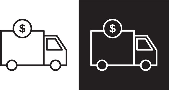 Shipping charges icon