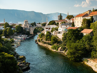 Naklejka premium Mostar Bosnia Hercegovina