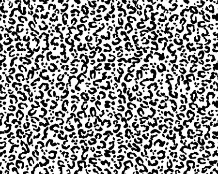 Seamless pattern of leopard leather, fashionable print 