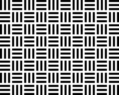  Repeating elements of stylish striped  ornament, seamless pattern