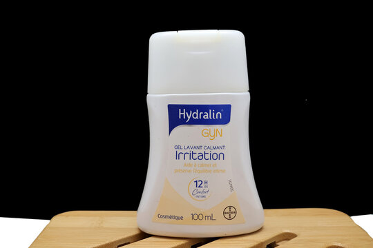 Flacon de gel calmant de chez Hydralin