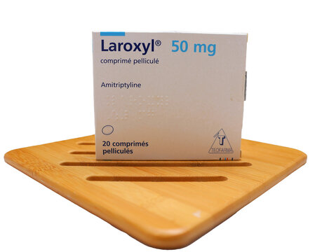 Boite de comprim&eacute;s de Laroxyl 50 mg de T&eacute;ofarma