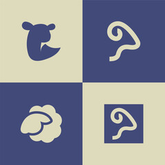 Minimalist Sheep Logo Bundle Modern Farm Brand Identity Vector Collection © 22creative