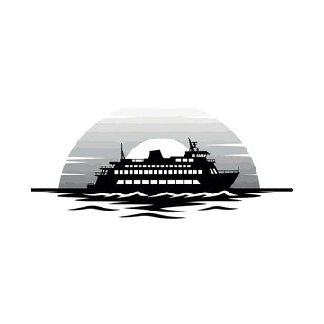 Large Cruise Ship on the Water.