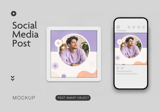 Instagram Social Media Post Mockup