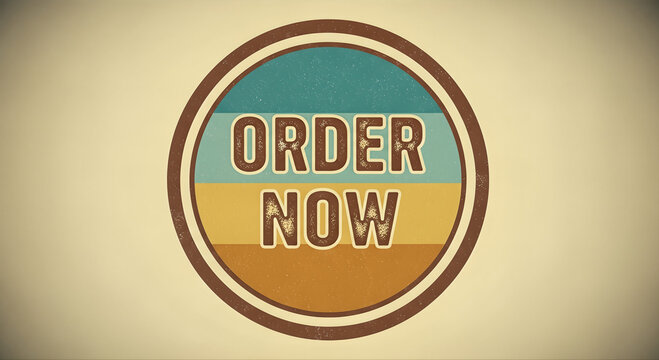 Order now button call to action.