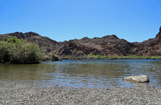 Gravel Beach on Colorado River, Arizona