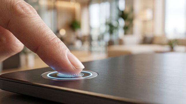 Fingerprint Authentication on Modern Biometric Security Sensor
