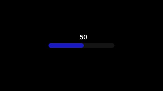 Loading Icon Progress Animation from 0% to 100% 4K Motion Graphics. Circular Loading Icon with Percentage Progress 0% to 100% Digital Loading Screen Progress Animation 4K Motion Graphics,